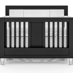 Romina Furniture Millenario Convertible Crib (Tufted)