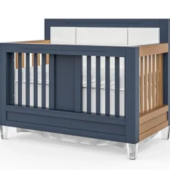 Romina Furniture Millenario Convertible Crib (Tufted)