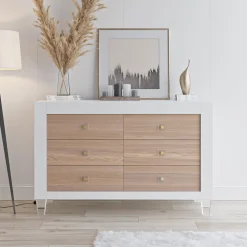 Romina Furniture Millenario Double Dresser
