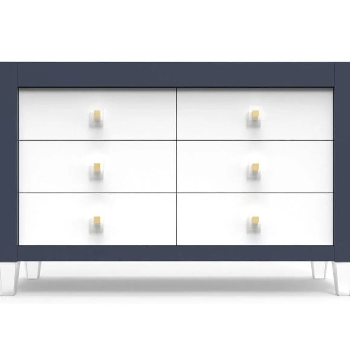 Romina Furniture Millenario Double Dresser