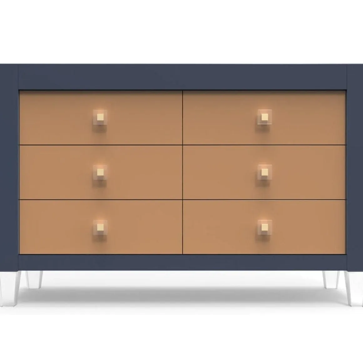 Romina Furniture Millenario Double Dresser