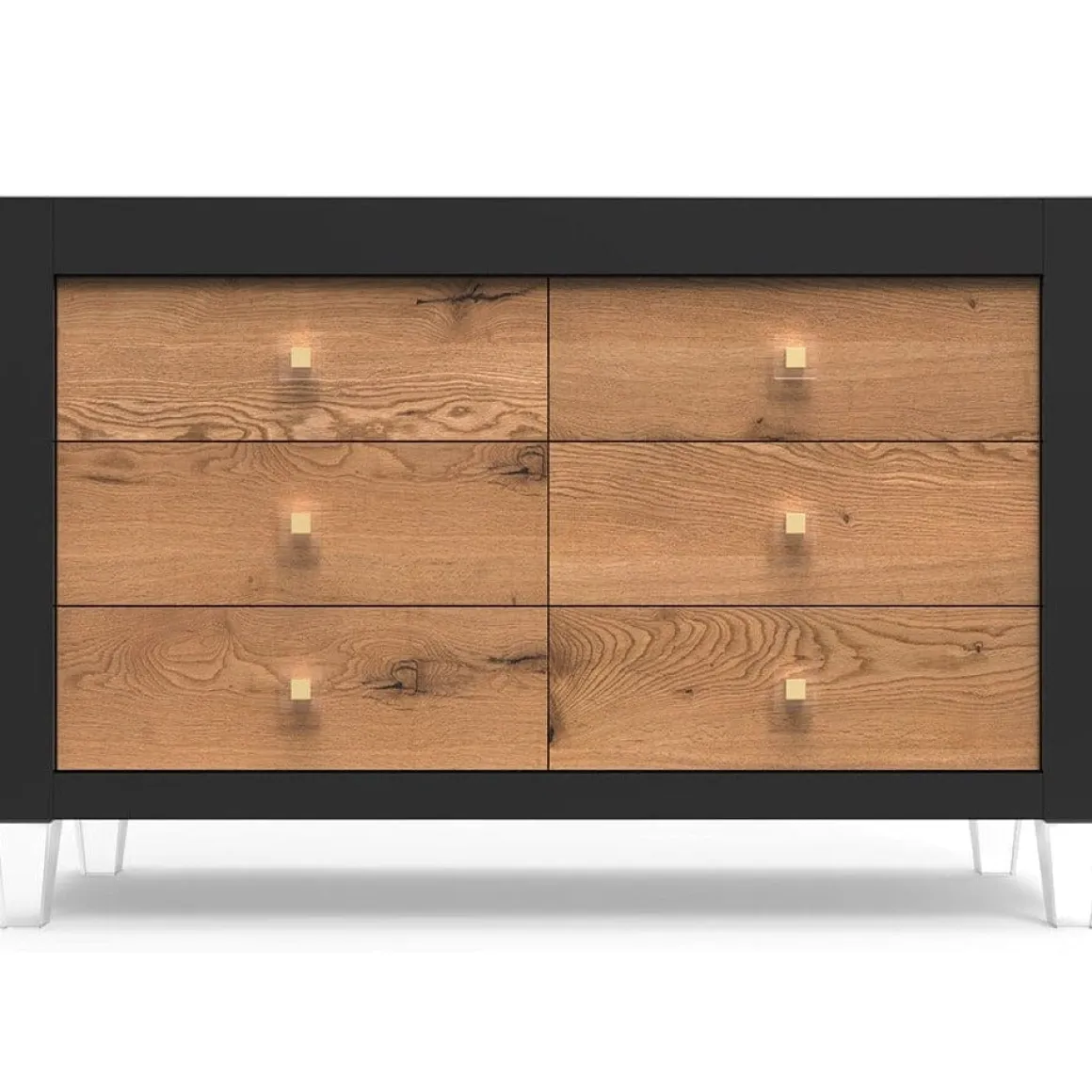 Romina Furniture Millenario Double Dresser