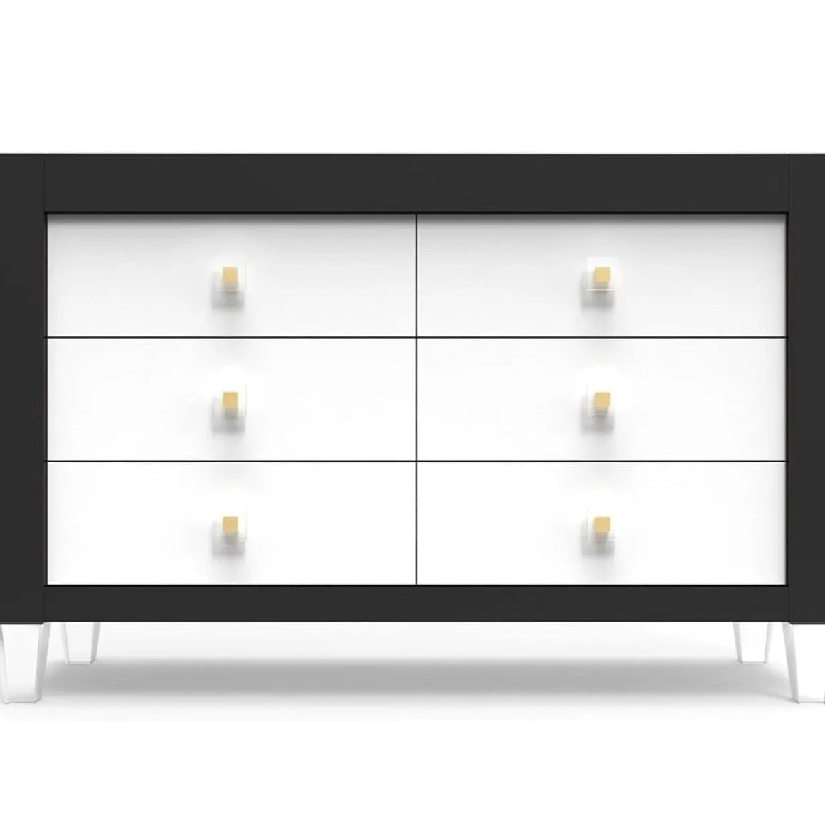 Romina Furniture Millenario Double Dresser