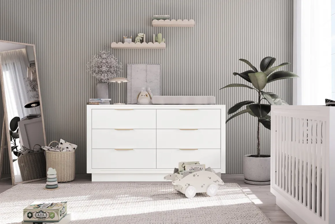 Romina Furniture Quadro Double Dresser