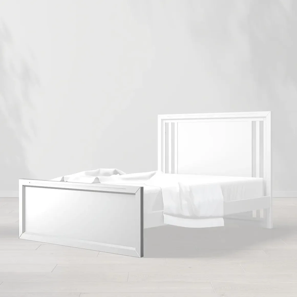 Romina Furniture Quadro Low Profile Footboard