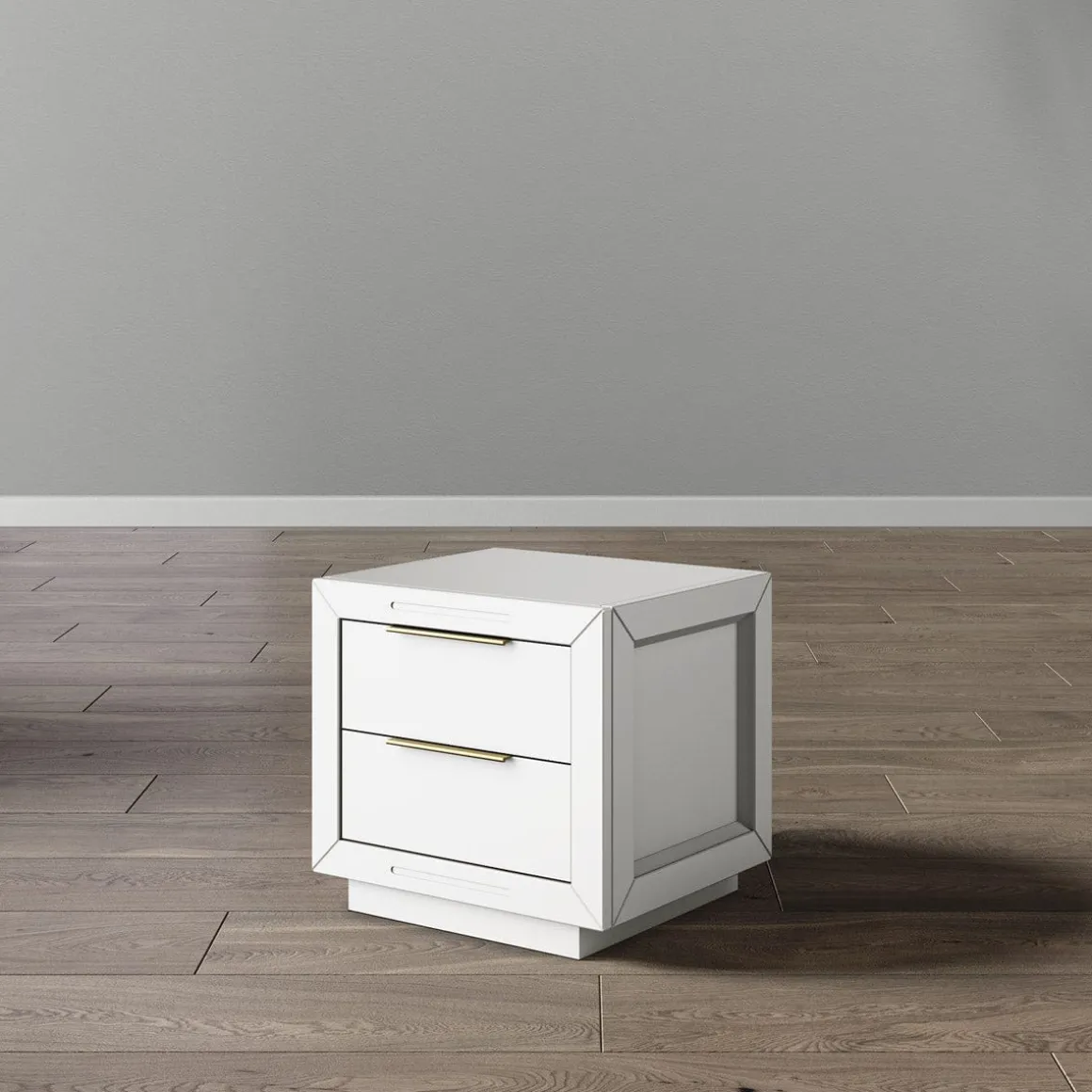 Romina Furniture Quadro Nightstand