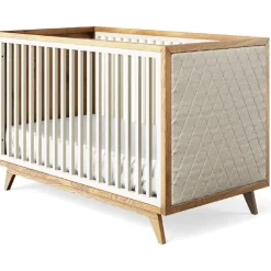 Romina Furniture Uptown Classic Crib (Tufted Sides)