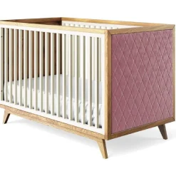 Romina Furniture Uptown Classic Crib (Tufted Sides)