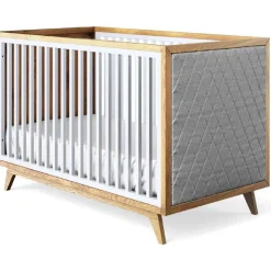 Romina Furniture Uptown Classic Crib (Tufted Sides)