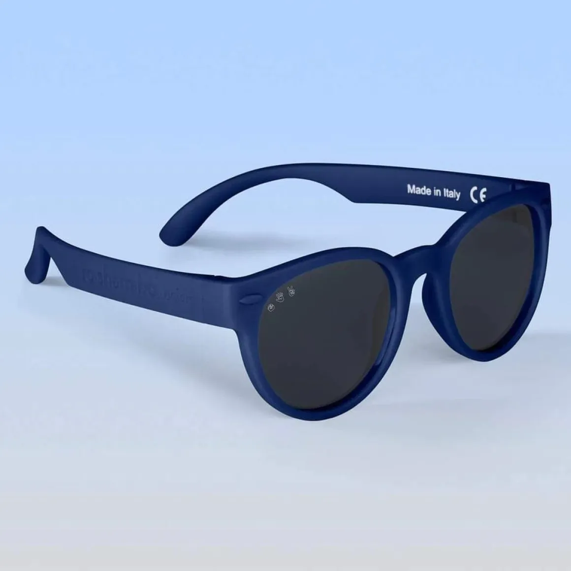 Roshambo Eyewear Polarized Toddler Sunglasses - Simon Rounds - Navy / Grey (2-4 years)