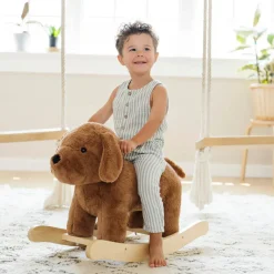 Saranoni Dog Stuffed Rocker