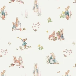 Saranoni Peter Rabbit Crib Sheet - Girl