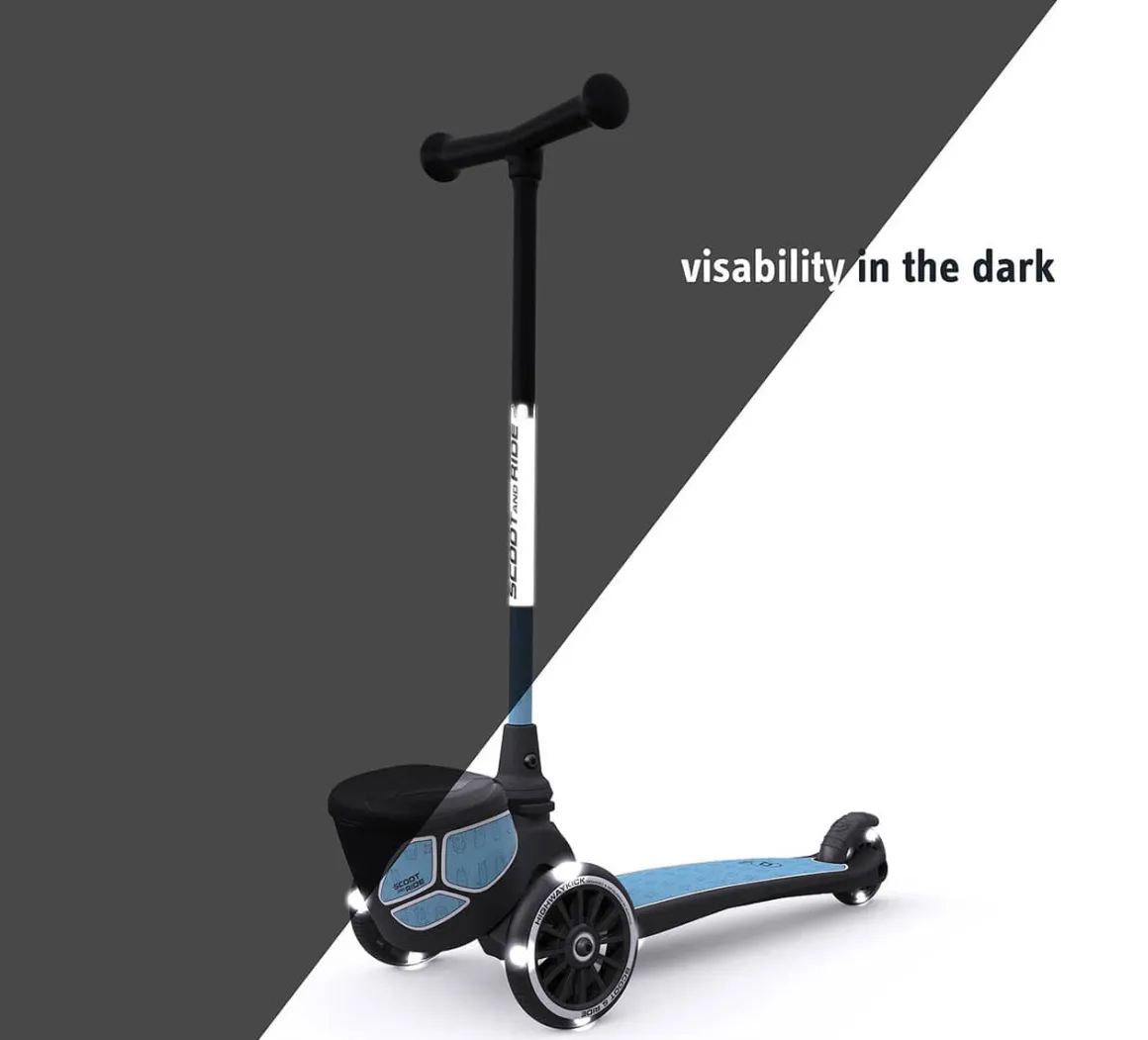 Scoot & Ride Highwaykick 2 Lifestyle Scooter - Reflective Steel
