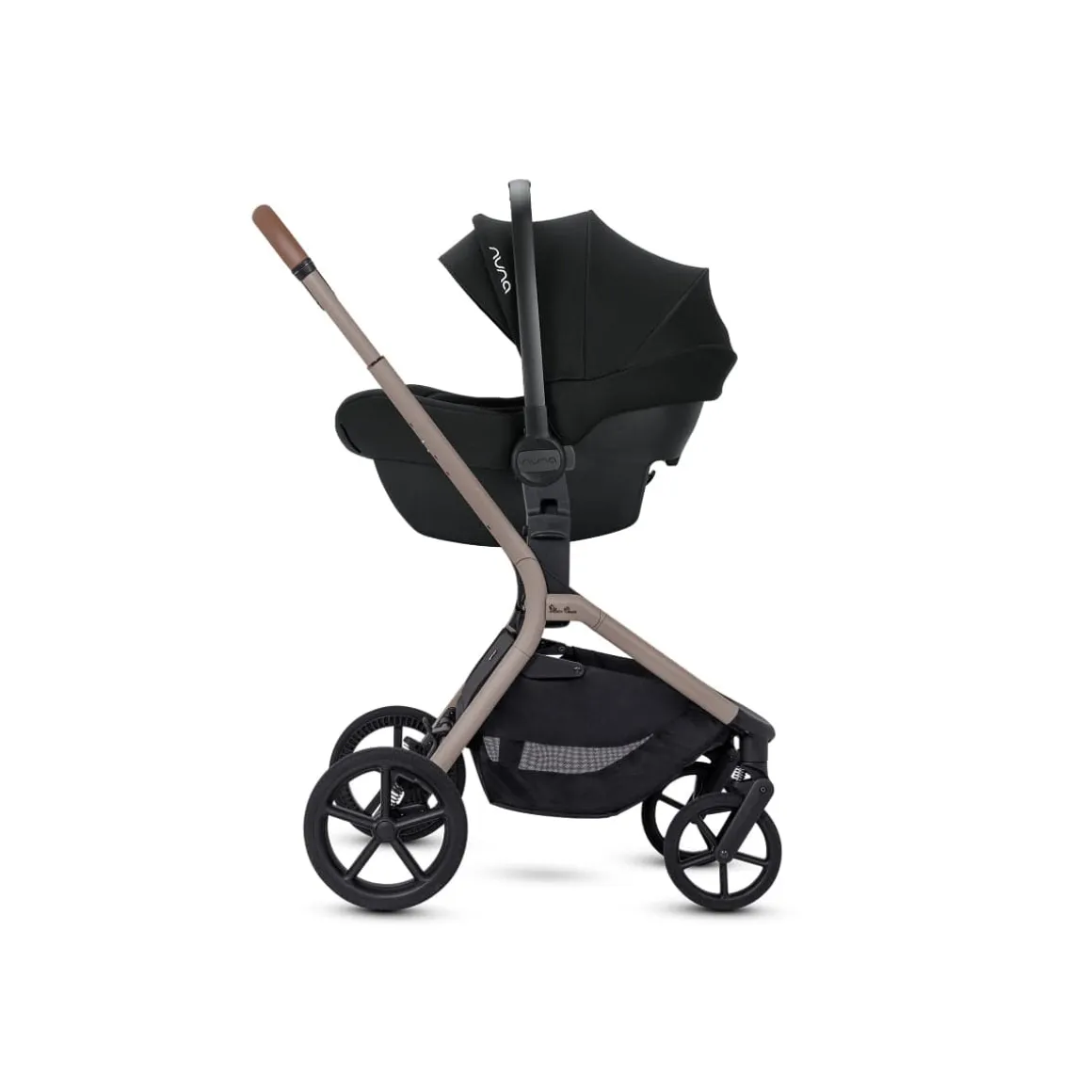 Silver Cross Breez Modular Stroller + Bassinet Bundle - Champagne