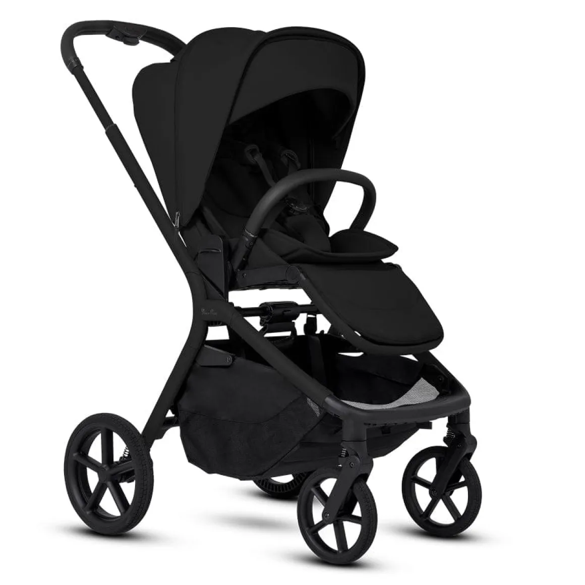 Silver Cross Breez Modular Stroller + Bassinet Bundle - Onyx