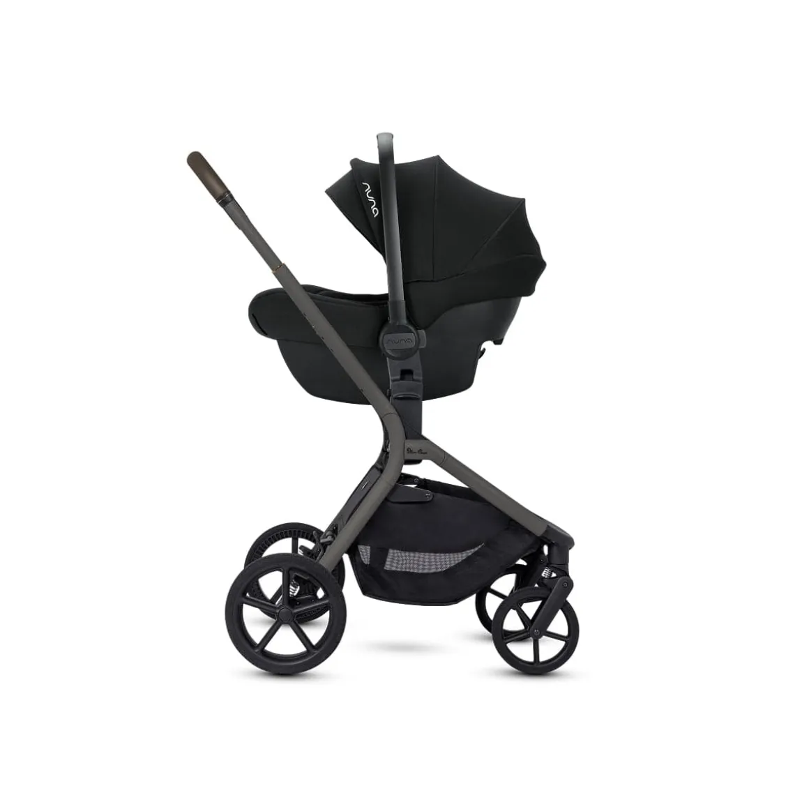 Silver Cross Breez Modular Stroller + Bassinet Bundle - Pewter
