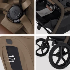 Silver Cross Breez Modular Stroller - Maple