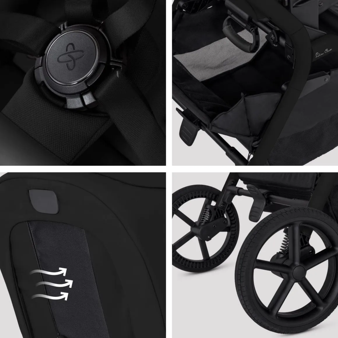 Silver Cross Breez Modular Stroller - Onyx