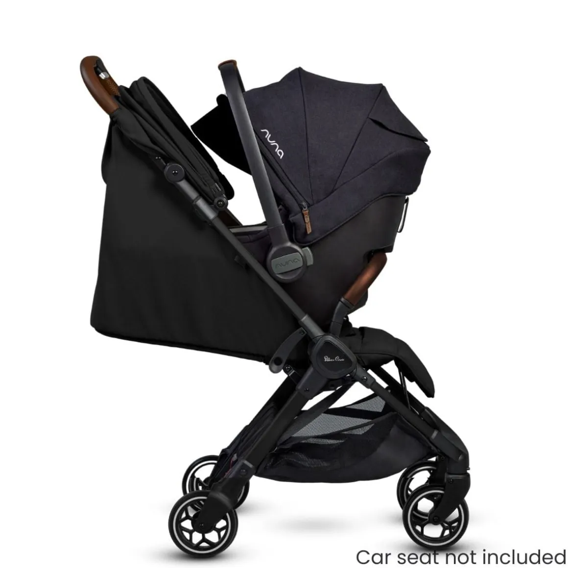 Silver Cross Clic Compact Stroller + Nuna PIPA RX Travel System Bundle - Black / Caviar
