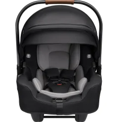 Silver Cross Clic Compact Stroller + Nuna PIPA RX Travel System Bundle - Conifer / Caviar