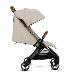 Silver Cross Clic Compact Stroller + Nuna PIPA RX Travel System Bundle - Latte / Caviar