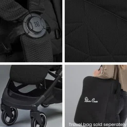 Silver Cross Clic Compact Stroller - Black