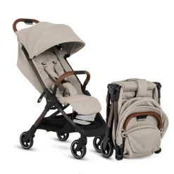 Silver Cross Clic Compact Stroller - Latte