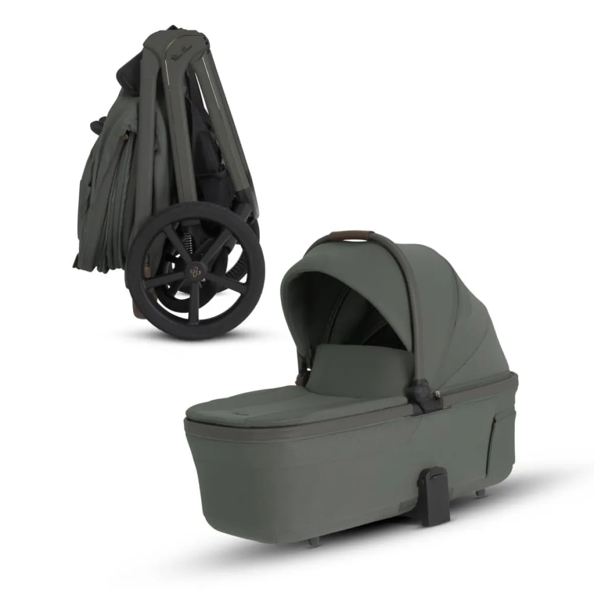 Silver Cross Cove 2 Compact Bassinet - Pewter