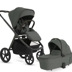 Silver Cross Cove 2 Full-Size All-Terrain Stroller + Bassinet Bundle - Pewter