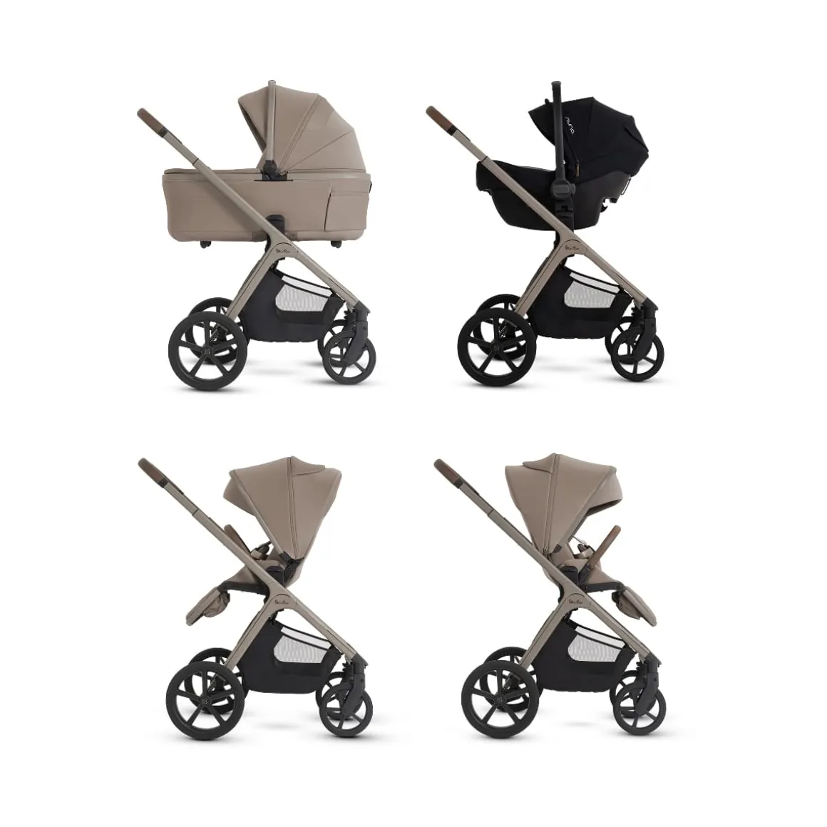 Silver Cross Cove 2 Full-Size All-Terrain Stroller - Champagne