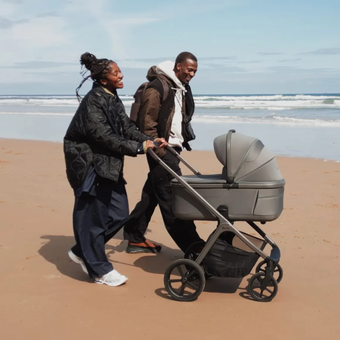 Silver Cross Cove 2 Full-Size All-Terrain Stroller - Champagne