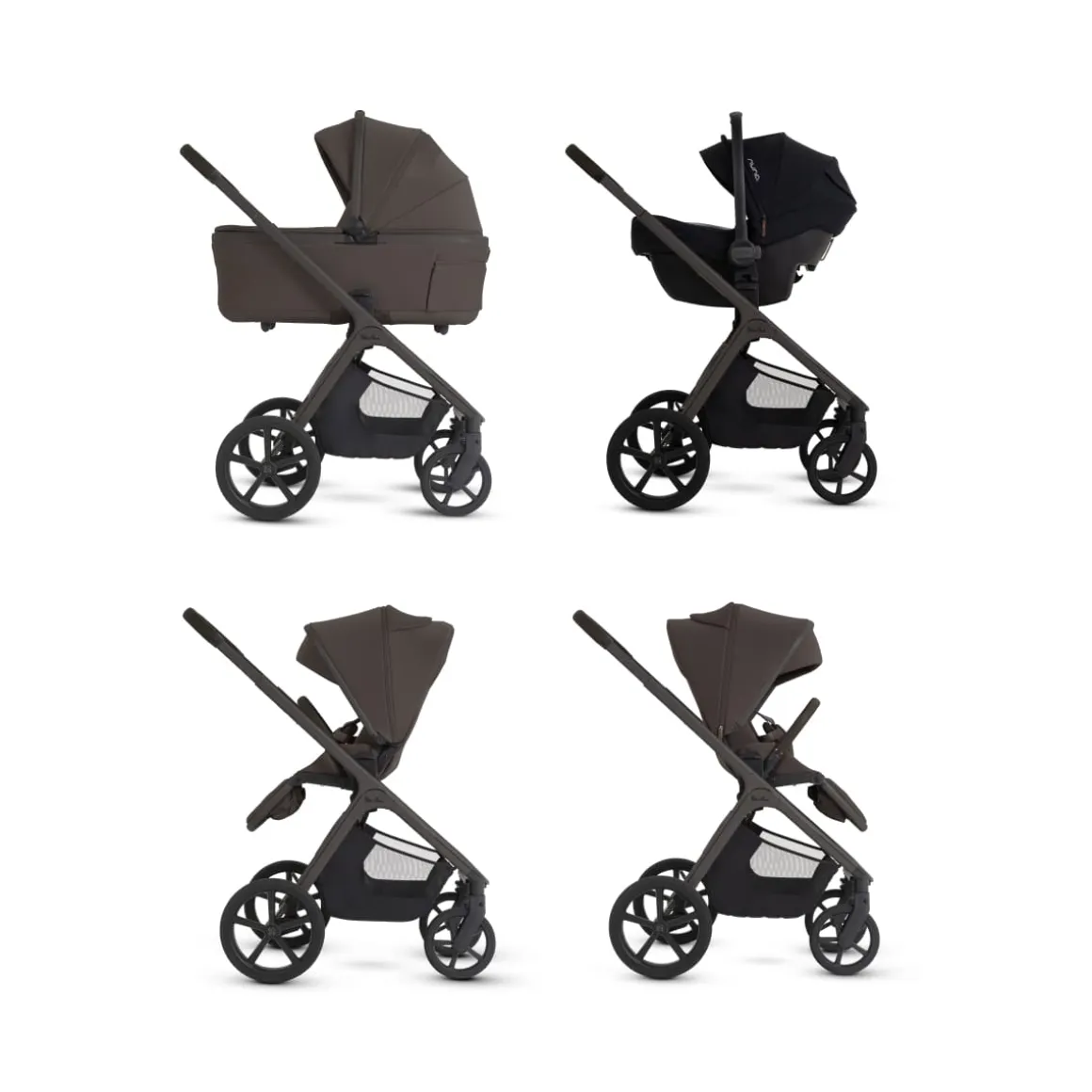 Silver Cross Cove 2 Full-Size All-Terrain Stroller - Chocolate