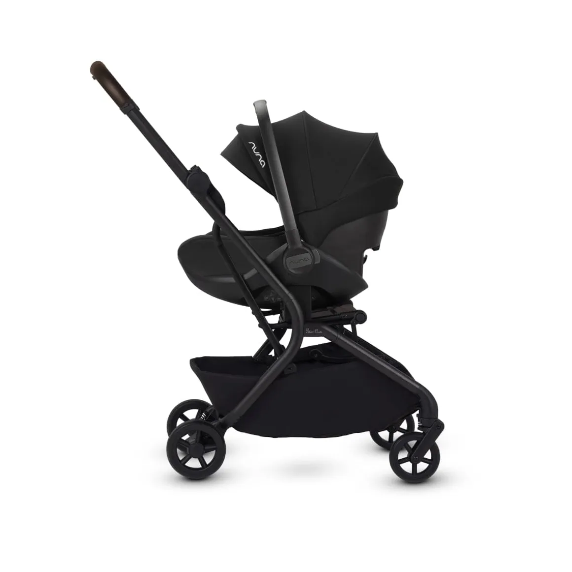 Silver Cross Nia Compact Travel Stroller + Bassinet Bundle - Chocolate