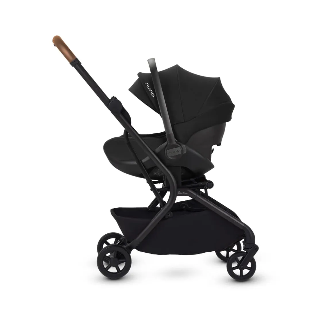 Silver Cross Nia Compact Travel Stroller + Bassinet Bundle - Onyx