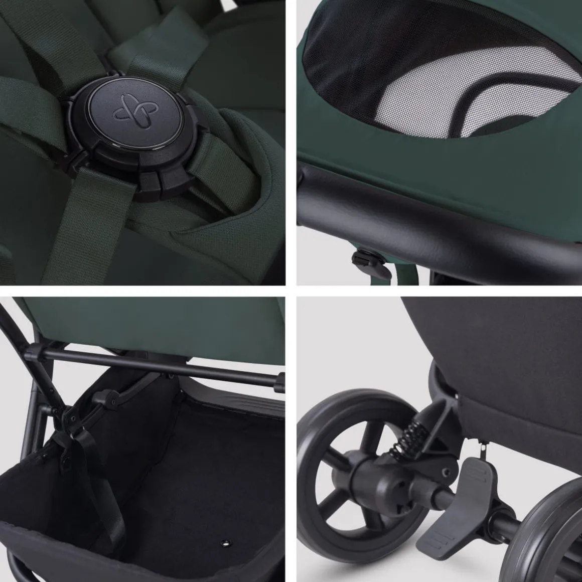 Silver Cross Nia Compact Travel Stroller - Conifer