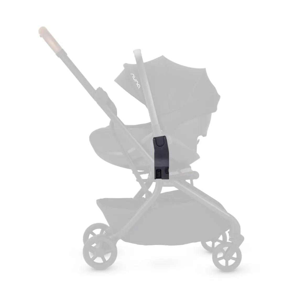 Silver Cross Nia Universal Car Seat Adapters - Black