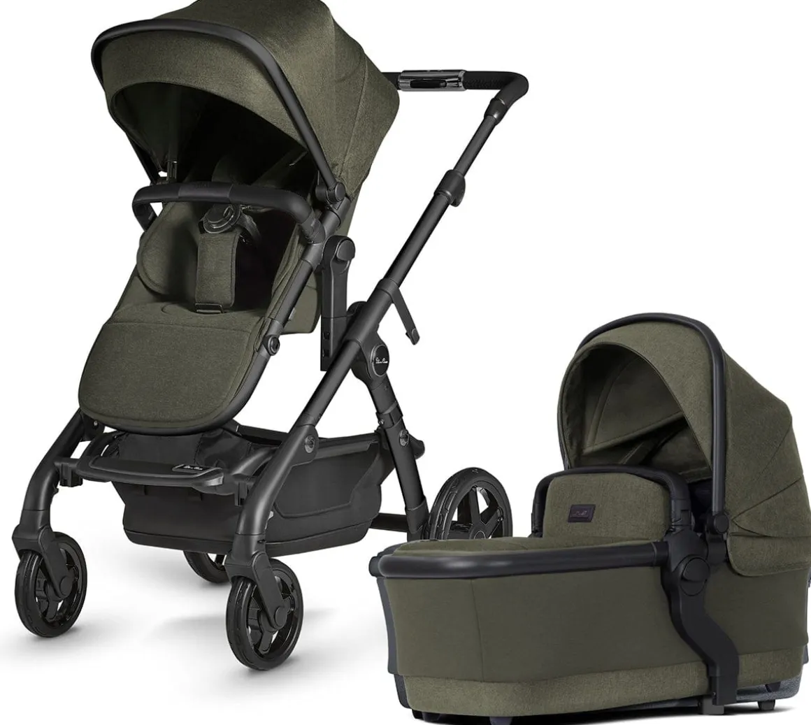 Silver Cross OPEN BOX Wave Single-to-Double Stroller - Cedar