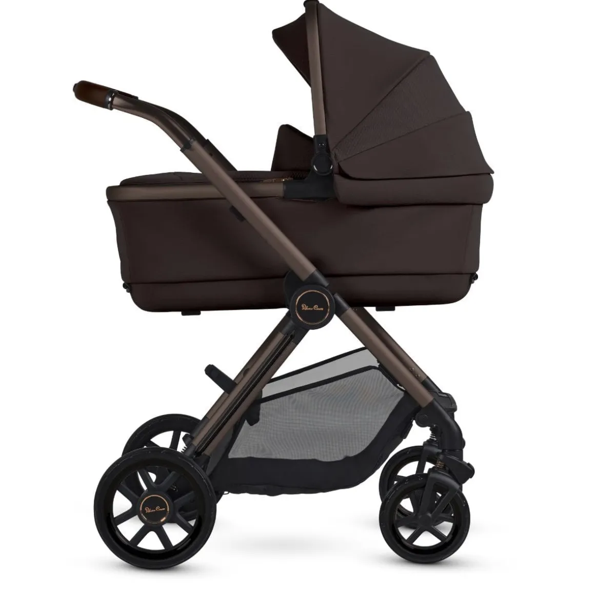 Silver Cross Reef First Bed Folding Bassinet - Ganache