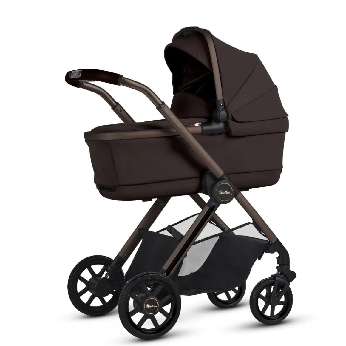 Silver Cross Reef First Bed Folding Bassinet - Ganache