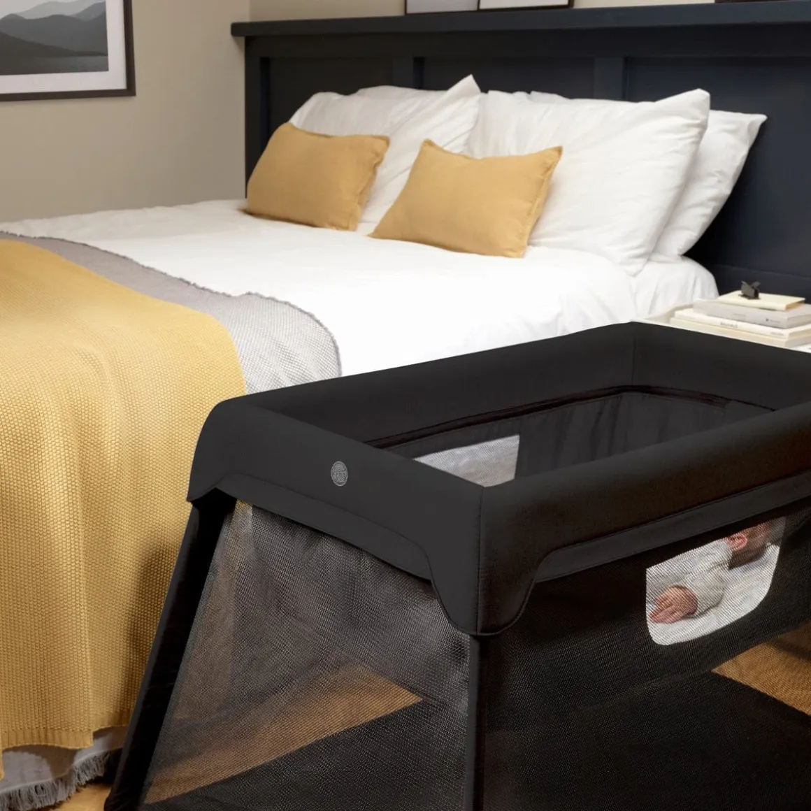 Silver Cross Sleep & Go Travel Crib - Carbon