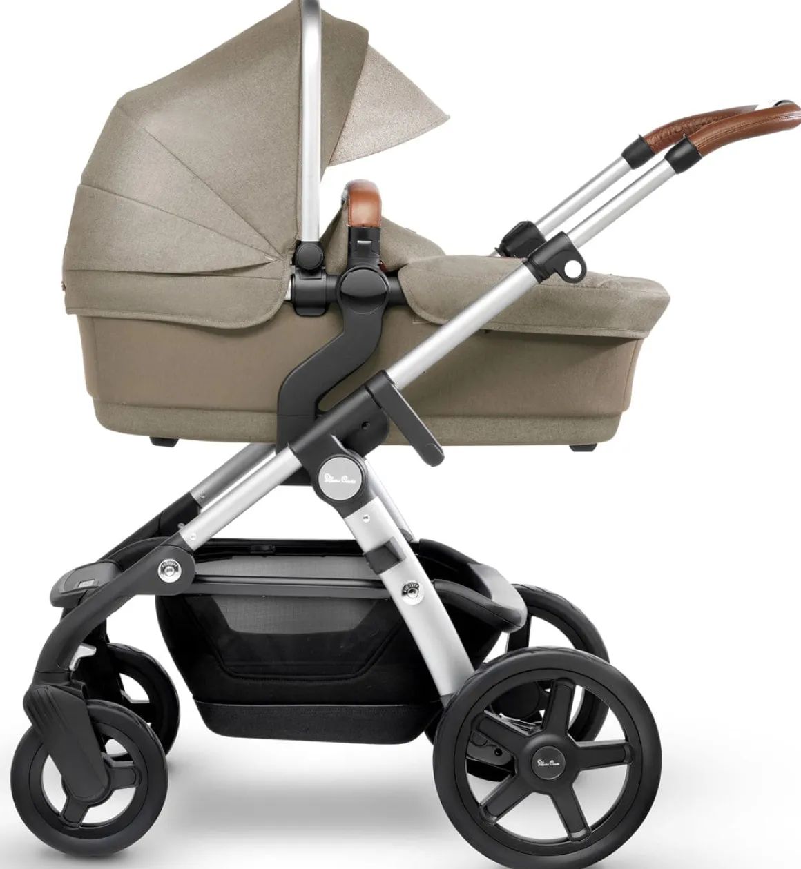 Silver Cross Wave Bassinet - Linen