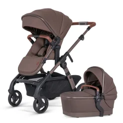 Silver Cross Wave 3 Complete Single-to-Double Stroller - Caramel