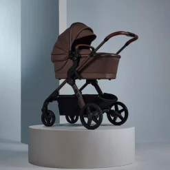 Silver Cross Wave 3 Complete Single-to-Double Stroller - Caramel