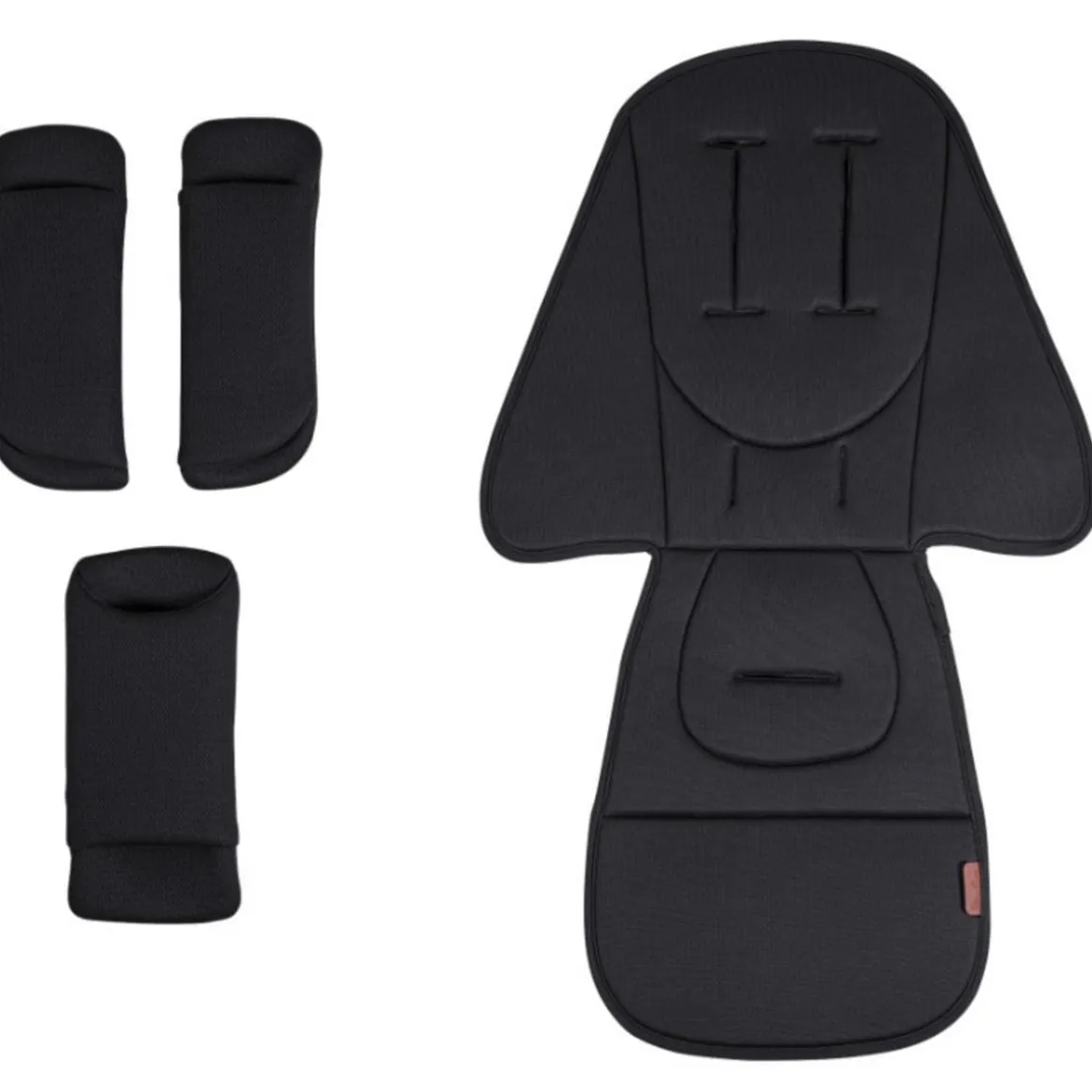 Silver Cross Wave 3 Seat Liner and Harness Pad Set - Licorice