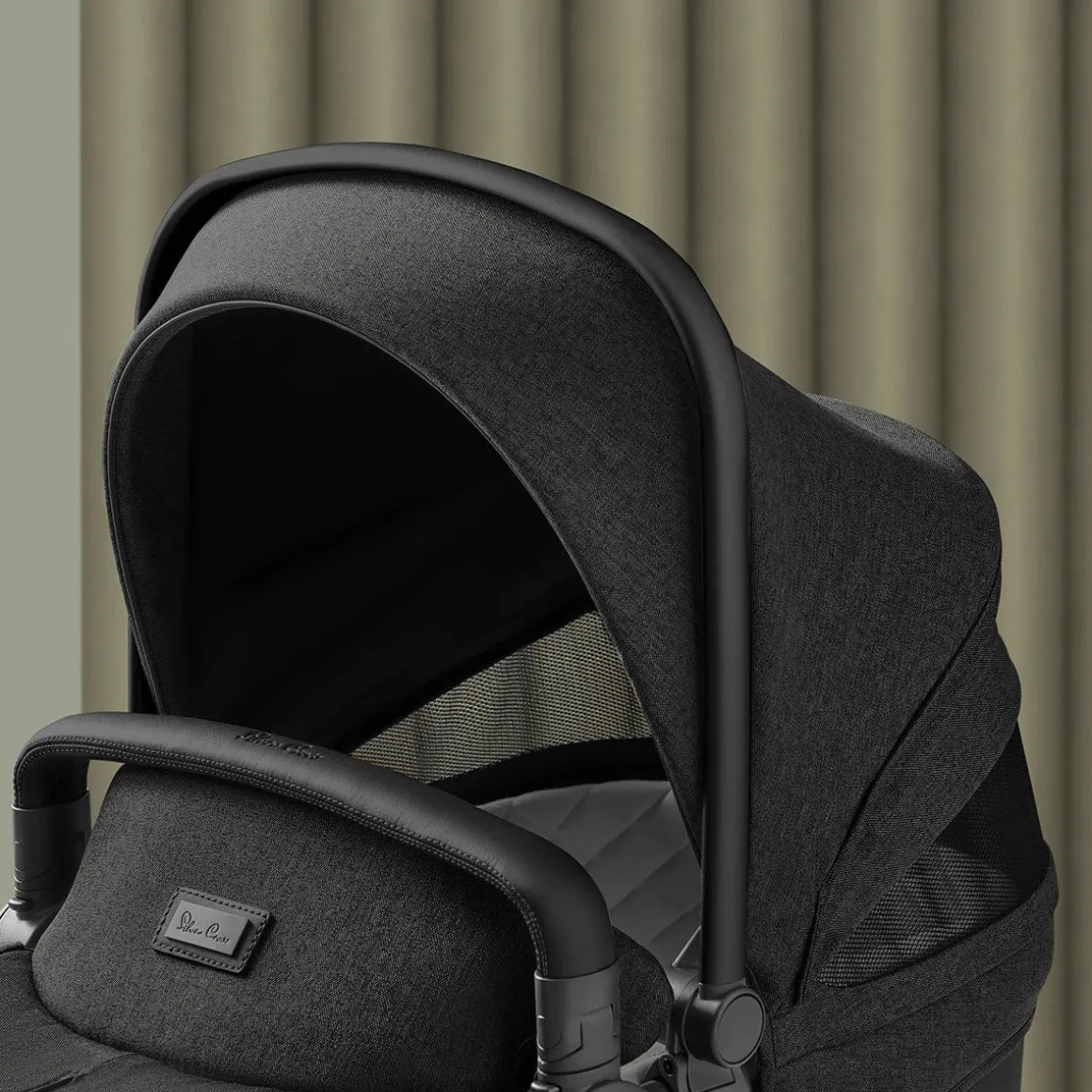 Silver Cross Wave Tandem Bassinet - Onyx