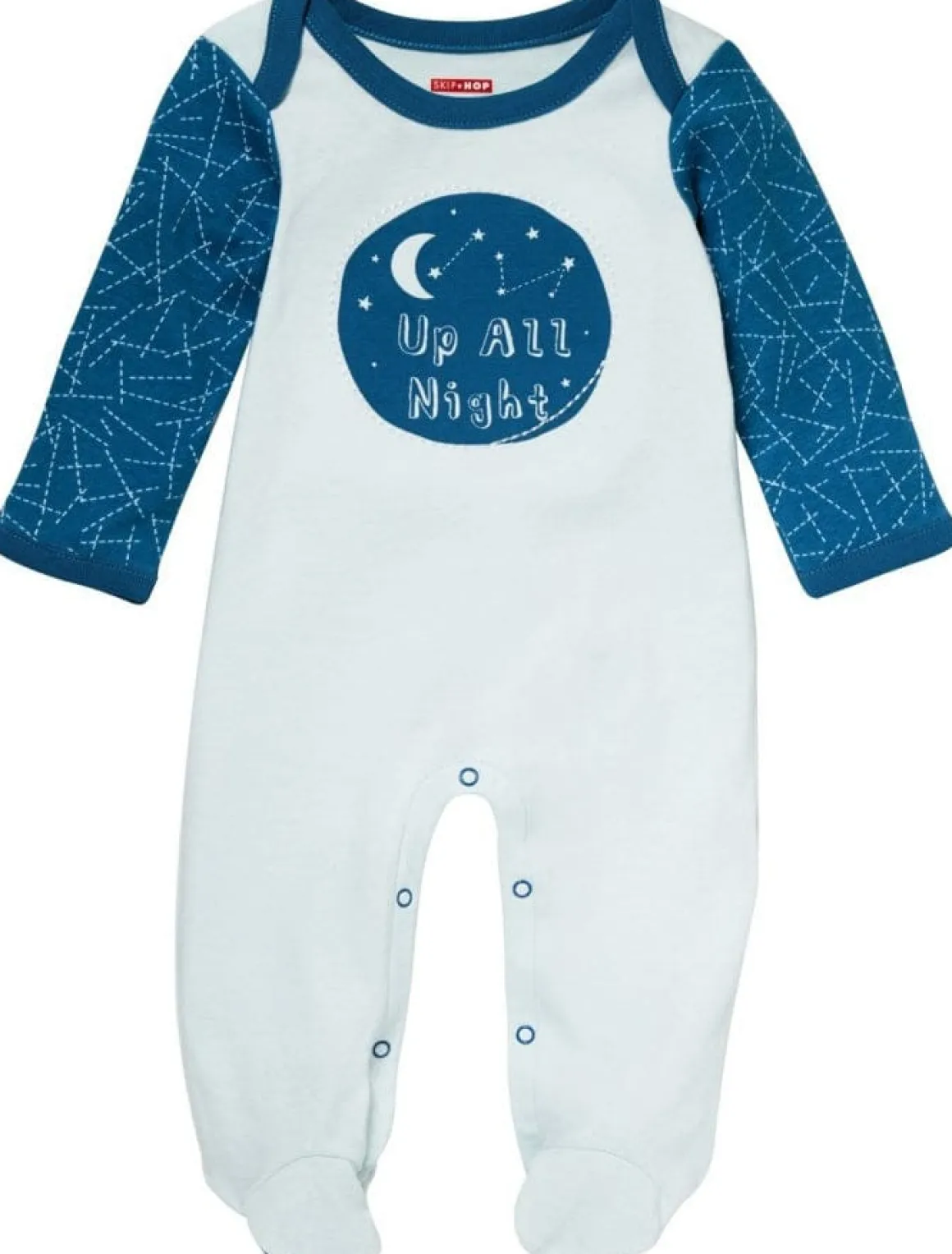 Skip Hop Baby Says Footie, Up All Night - Galaxy (6 Months)