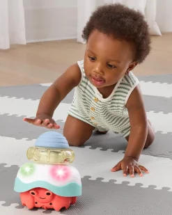 Skip Hop Baby Stack & Crawl 4-in-1 Crab Baby Crawl Toy