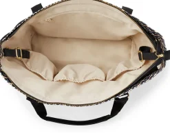 Skip Hop Deco Saffiano Tote Diaper Bag - Black