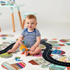 Skip Hop Doubleplay Reversible Playmat - Vibrant Village