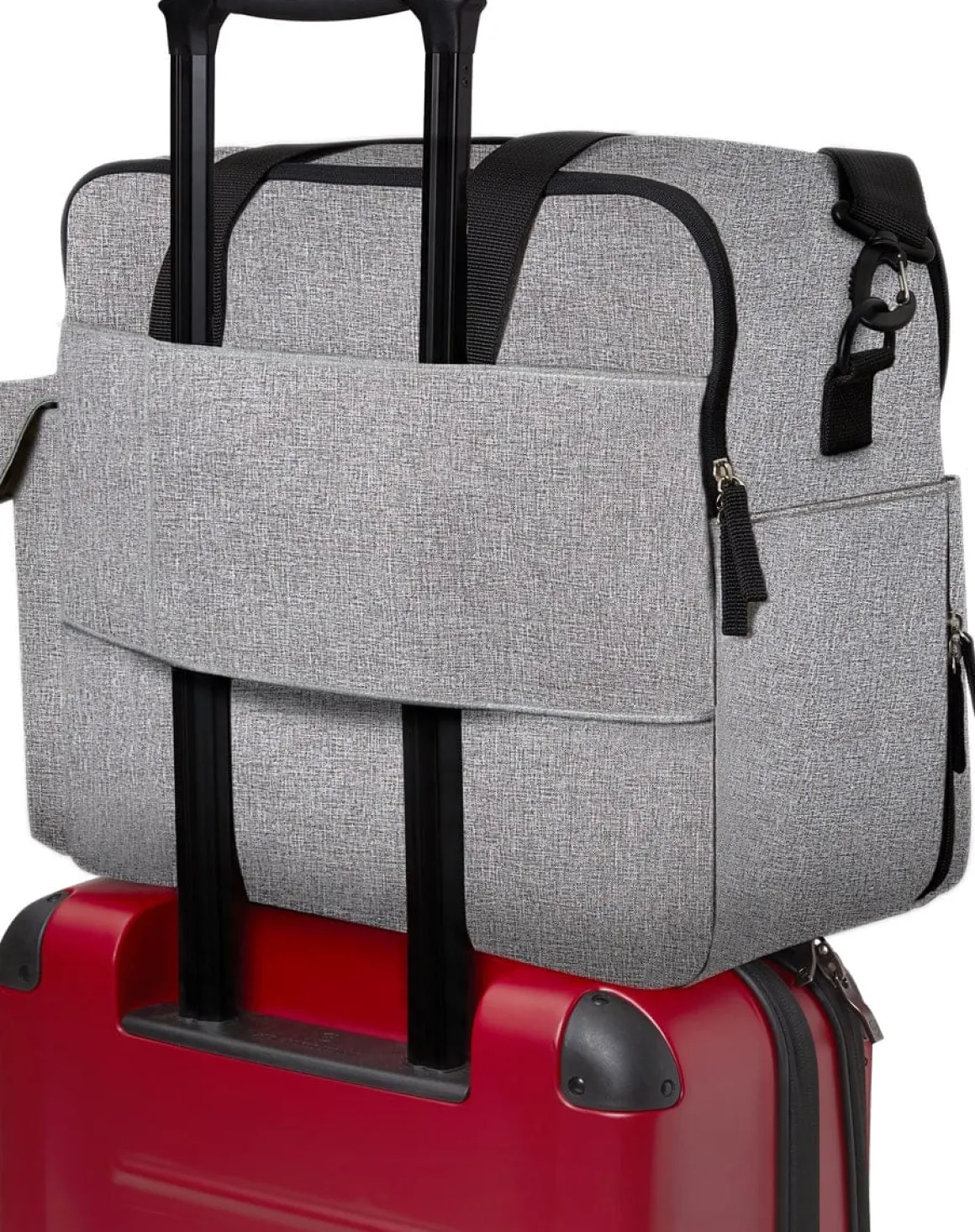 Skip Hop Duo Weekender Diaper Bag - Grey Melange